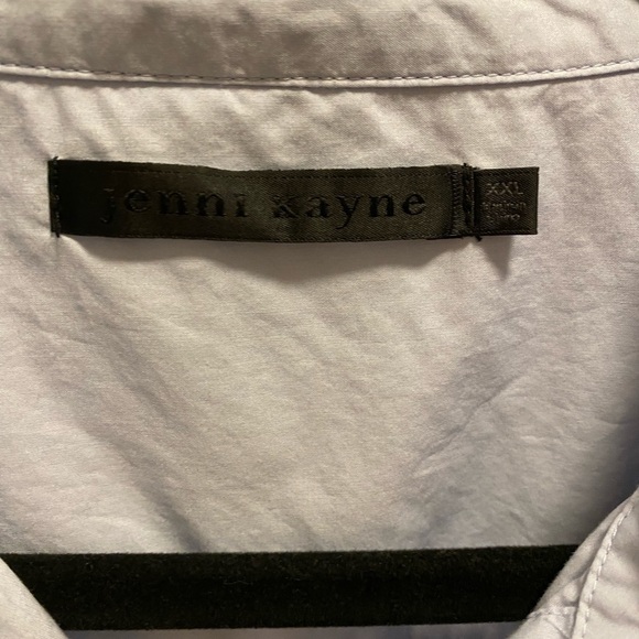 Jenni Kayne Slim Button Down Shirt In French Blue Size XXL - Picture 5 of 12